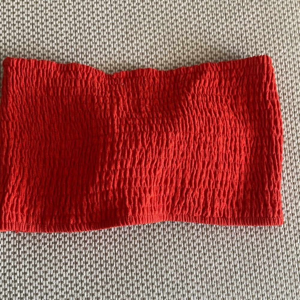 Lost + Wander Scarlet Smocked Top